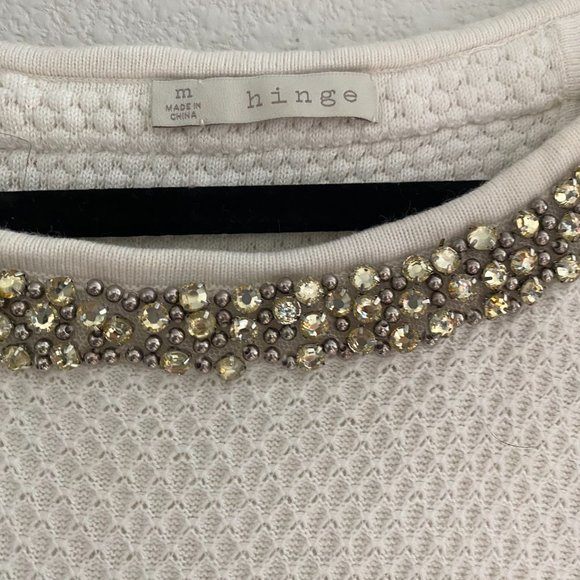 Hinge Crystal Embroidered Sweater - Picture 2 of 7